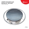 Crepe Maker Gas Manual Rotary Oven Pancake Crepe Machine