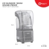 Ice Blender Machine Digital 1800W with Sound Insulation Cover Ice Blended Machine / Ice Cream Maker