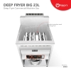 23L Deep Fryer Commercial Machine Gas Deep Fryer