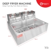 12L Deep Fryer Big Tank Machine Electric  Deep Fryer