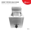 Deep Fryer Gas Single Tank Deep Fryer