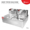 6L Deep Fryer Electric Double Deep Fryer