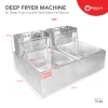 6L Deep Fryer Electric Double Deep Fryer