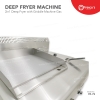 Gas Griddle with Deep Fryer 2 in 1 Machine Commercial Stainless Steel Deep Fryer