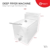 Deep Fryer Gas Single Tank Deep Fryer