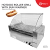 HOT DOG ROLLER GRILL WITH BUN WARMER Hot Dog Warmer