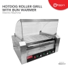 HOT DOG ROLLER GRILL WITH BUN WARMER Hot Dog Warmer