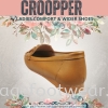 Croopper Women Slip-on Casual Flats Shoes-CP-53-88013- TAN Colour Ladies Wider & Comfort Shoes  Ladies Shoes
