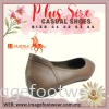 JJ MASTINI Plus Size Comfort Flat Shoes -PS 53-50179- Grey Colour Plus Size Shoes