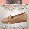 Croopper Women Slip-on Casual Flats Shoes-CP-53-88014- PINK Colour Ladies Wider & Comfort Shoes  Ladies Shoes