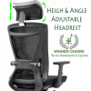 Ergonomic Office Chair 328-BLK- ALU (10 Years Warranty) Ergonomic Office Chair