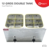 Gas Oden 12 Grids Double Tanks FR-12.R  Noodle Boiler