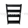 PP0507/4 4 Tier Stackable Slim Shelf w/Wheels Others