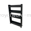 PP0507/4 4 Tier Stackable Slim Shelf w/Wheels Others