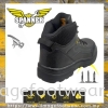  SPANNER Anti Slip Anti Smash Safety Shoes-SP-96-66- BLACK Colour BRANDED Men and Ladies Safety Boots.