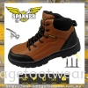  SPANNER Anti Slip Anti Smash Safety Shoes-SP-96-65- BROWN Colour BRANDED Men and Ladies Safety Boots.