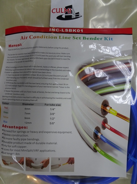 CULMI INC-LSBK01 A/C LINE BENDER KIT(INNER  DIA.-[R]4MM[1/4"],[G]7MM[3/8"],[Y]9MM[1/2"] & [B]12M[5/8") L=4M CULMI  Air-Cond and Refrigeration Tooling Subang Jaya, Selangor, Kuala Lumpur  (KL), Malaysia. Supplier, Supplies, Manufacturer, Wholesaler | Culmi ...