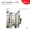 Pao Steamer 5 Layer Stainless Steel Fresco Dim Sum Steamer 1200w Pau steamer Warmer