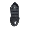 WARRIOR LOW CUT TRIPLE VELCRO STRAP SHOE (W 2692-BK) BLACK Warrior School Shoes