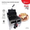 Waffle Gas Swing Maker Waffle Machine