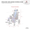 CP Wheelchair Pediatric Reclining Wheelchair for Child Manual Wheelchair Wheelchair - Fresco Bike