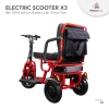 FRESCO SCOOTER X3 THREE WHEEL ELECTRIC SCOOTER Scooter Electric Scooter Bike - Fresco Bike