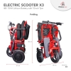 FRESCO SCOOTER X3 THREE WHEEL ELECTRIC SCOOTER Scooter Electric Scooter Bike - Fresco Bike