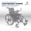 Electric Wheelchair Lightweight Hybrid New Upgraded 200W Motor Electric Wheelchair Wheelchair - Fresco Bike