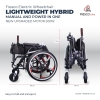 Electric Wheelchair Lightweight Hybrid New Upgraded 200W Motor Electric Wheelchair Wheelchair - Fresco Bike