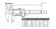 ABSOLUTE Coolant Proof Caliper Series 500 Caliper  Mitutoyo  Hand Tools 