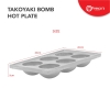 Takoyaki Bomb Hot Plate 6 Holes 8cm Aluminum Alloy Takoyaki Pan Takoyaki Machine