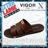 VIGOR Extra Size Men Slippers -V-8331- COFFEE Colour Men Sandals & Slippers