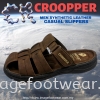 Croopper Mens Slip On Casual Sandals-CM-81-1082-KHAKI Colour Men Sandals & Slippers
