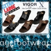 VIGOR Extra Size Men Slippers -V-8330- BLACK Colour Men Sandals & Slippers