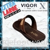 VIGOR Extra Size Men Slippers -V-8329- COFFEE Colour Men Sandals & Slippers