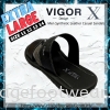 VIGOR Extra Size Men Slippers -V-8328- BLACK Colour Men Sandals & Slippers