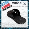 VIGOR Extra Size Men Slippers -V-8331- BLACK Colour Men Sandals & Slippers