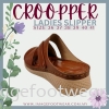 CROOPPER Ladies Wider & Comfort Slipper- CP-51-81030- COFFEE Colour Ladies Slippers & Sandals