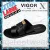 VIGOR Extra Size Men Slippers -V-8331- BLACK Colour Men Sandals & Slippers
