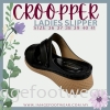 CROOPPER Ladies Wider & Comfort Slipper- CP-51-81030- BLACK Colour Ladies Slippers & Sandals