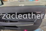 MERCEDES E250 DOOR PANEL COVER SPRAY TO GLOSSY BLACK  Car Door Panel Leather