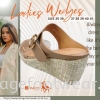 JJ Mastini Ladies 2.5 inch Open Toe Style Wedges-JM-51-50141-NUDE Colour Ladies Trendy Shoes