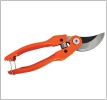 MANN'S/ ANT 808C Bend/ Bent Pruning Trimming Scissors Shears (Orange) (9 Inches) - 00903F TRIMMING SCISSORS MANN'S