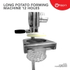 LONG POTATO FORMING MACHINE 12 HOLES Twist Potato Machine