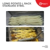 Long Potato L Rack Stainless Steel Twist Potato Machine