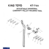 King Toyo Adjustable Universal Camshaft Pulley Holding Tool KT-7101 / KT-7137 ID33509   Engine Tools Hand Tools-Special Tools