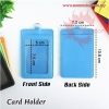 ID PVC Card Holder with Ring Card Holder 