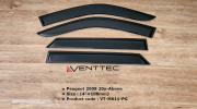 PEUGEOT 2008 2020 - ABOVE = VENTTEC DOOR VISOR PEUGEOT VENTTEC