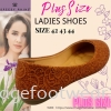  SPEEDY RHINO PlusSize Women Flat Shoes-SR-530119(B)-24-BROWN Colour Plus Size Shoes