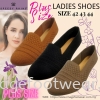  SPEEDY RHINO PlusSize Women Flat Shoes-SR-530087(B)-24-BLACK Colour Plus Size Shoes